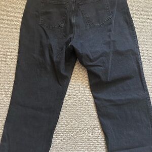 Abercrombie & Fitch Black Straight Leg Jeans